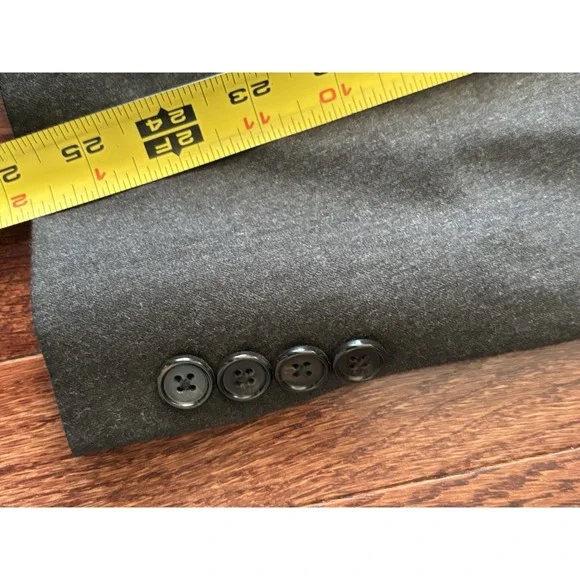 Lauren Ralph Lauren Sport Coat Men's 44R Brown Flannel - Picture 6 of 8